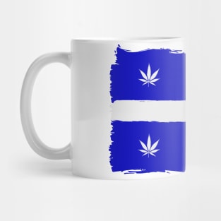 Quebec weed flag Mug